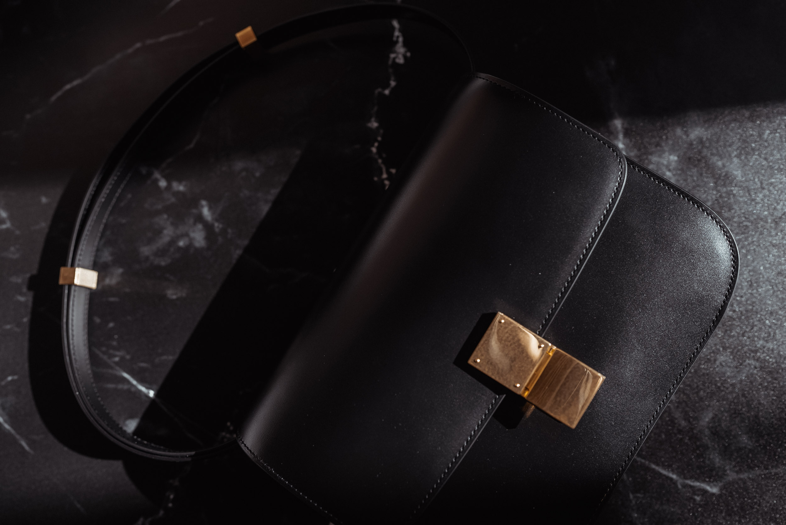 an trieu celine box bag black medium style and senses nyc