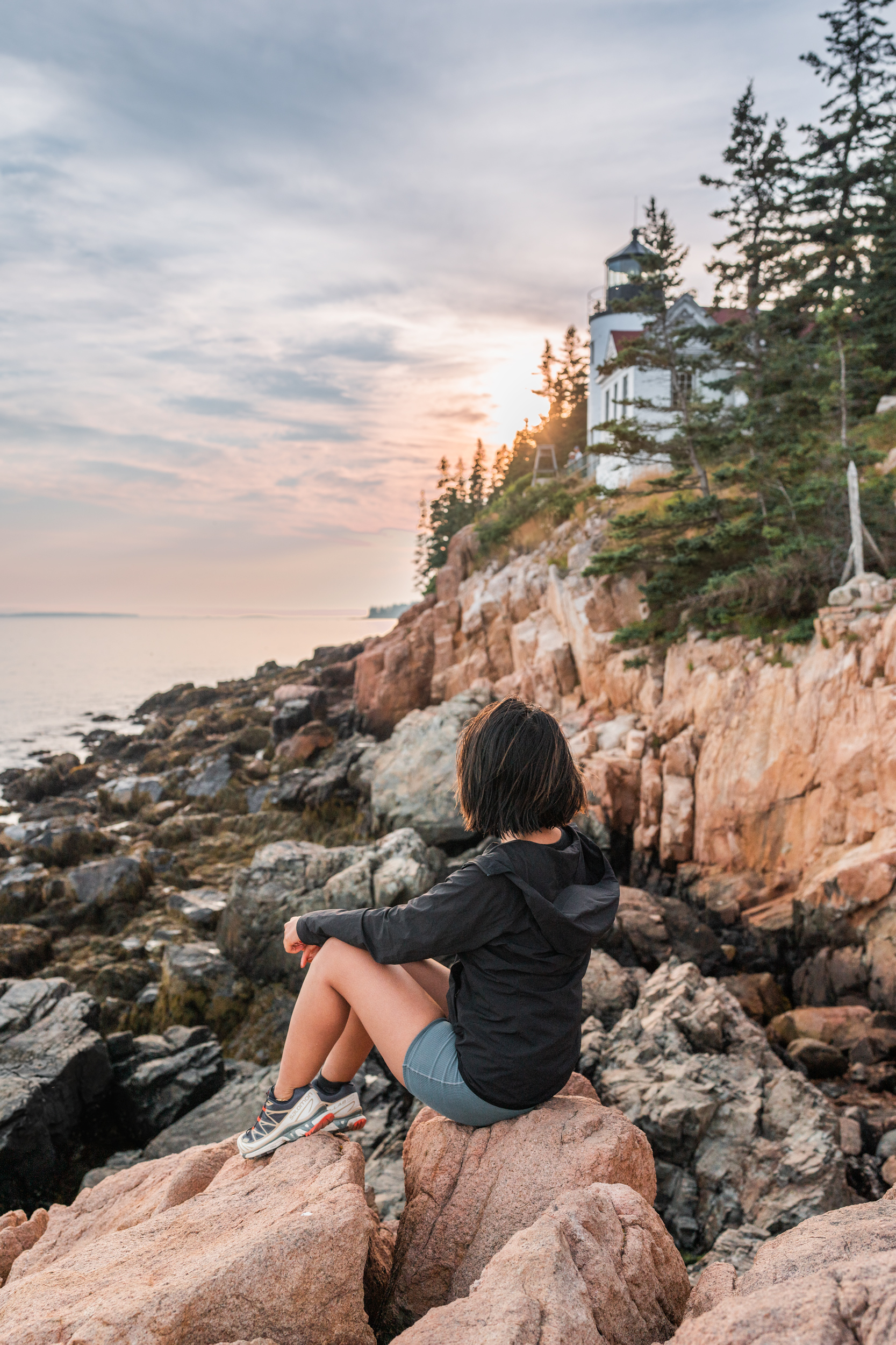 Bass Harbor Light House Maine Acadia National Park An Trieu Salomon