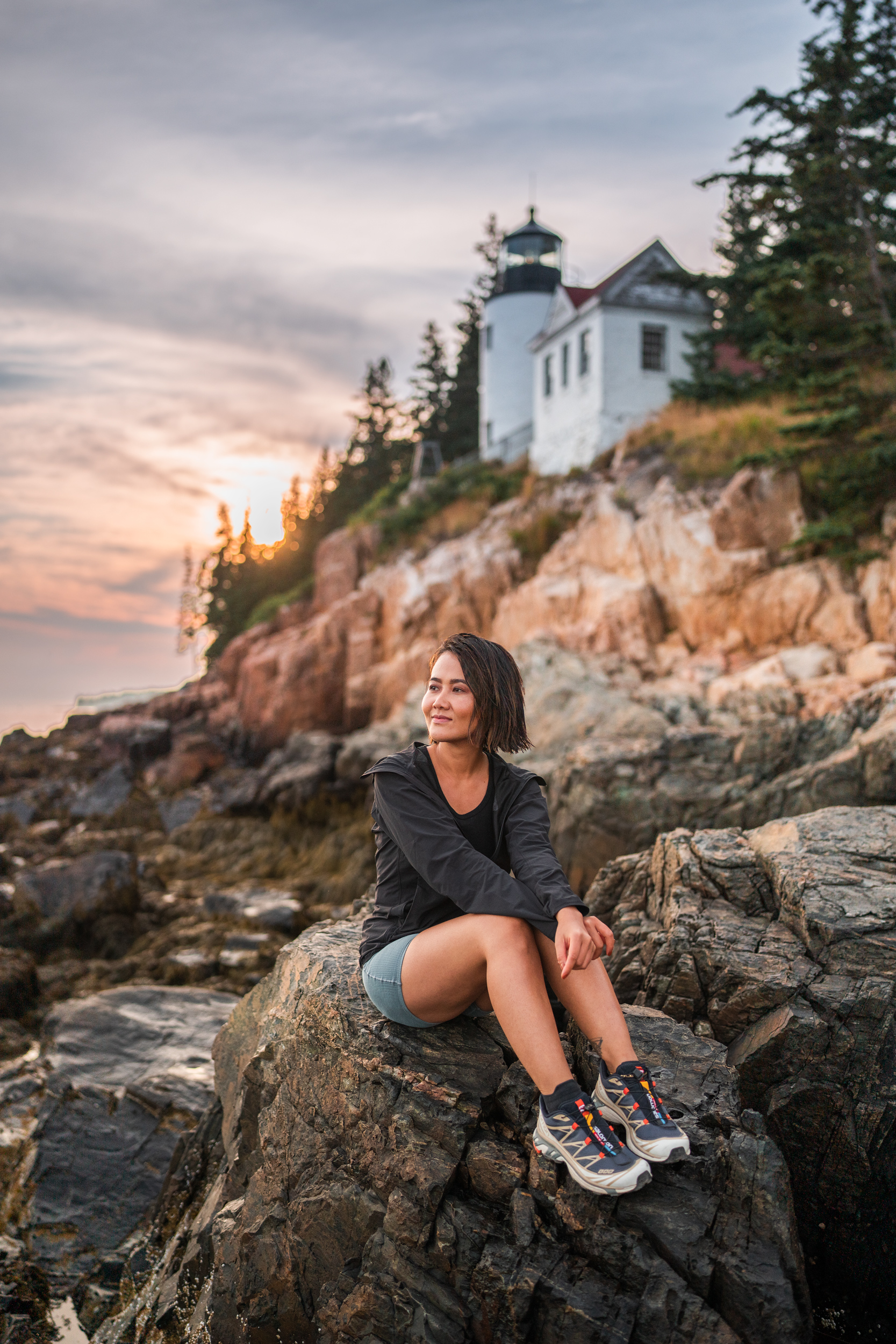 Bass Harbor Light House Maine Acadia National Park An Trieu Salomon