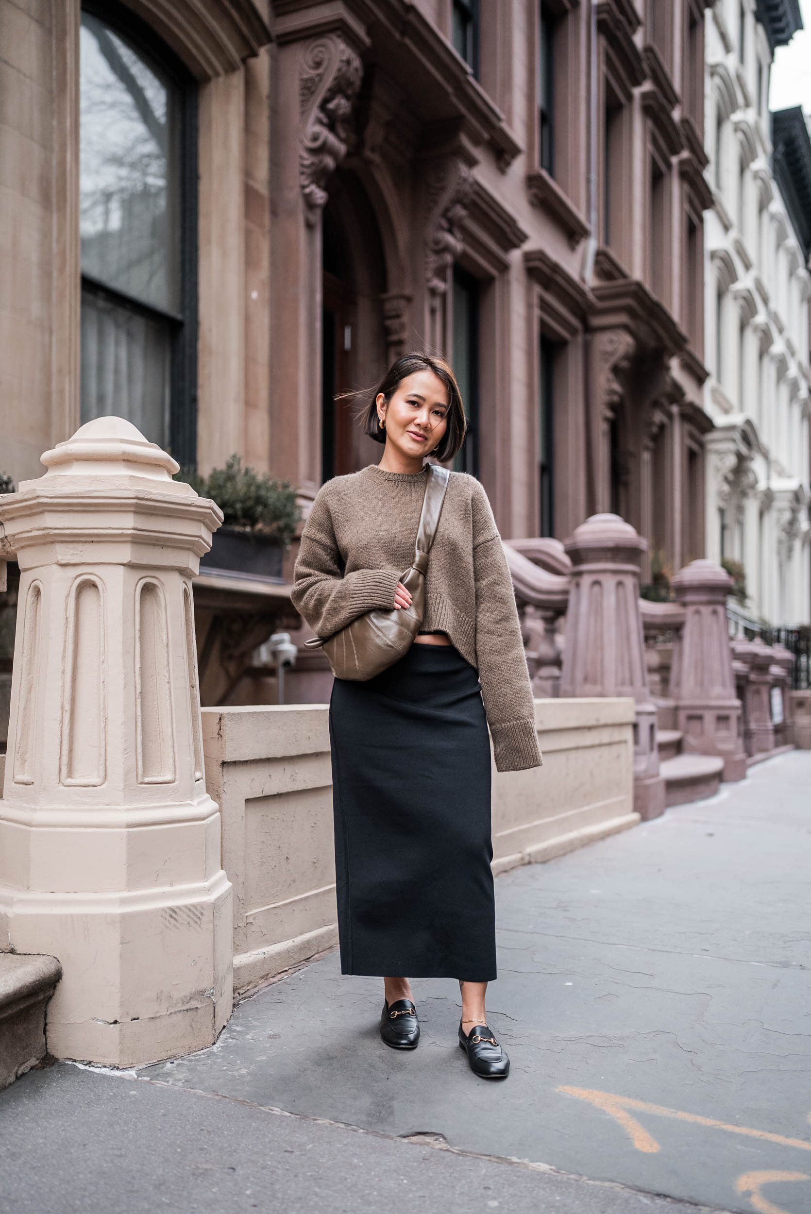 Style-Senses-An-Trieu_Gucci-Lemaire-Croissant-Bag-Old-Celine-sweater-COS-skirt-Aurate-NY-hoops