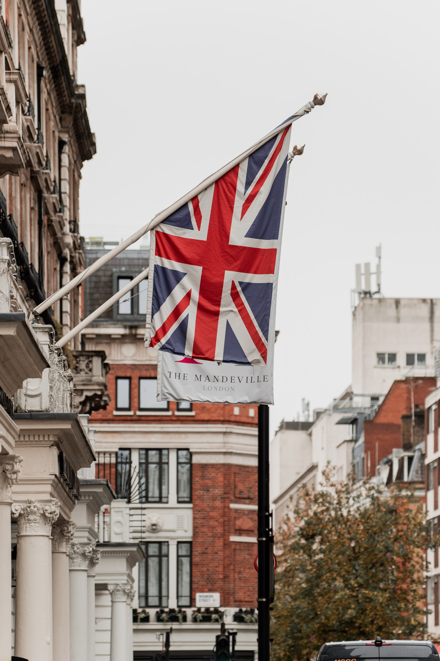 Style and Senses An Trieu London november 2023 london flag the UK England Europe